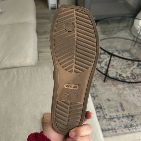 CROCS Women's Brown Sandals - Picture 3 of 5